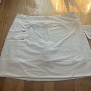 Athleta White “Tee Time” Athletic Skort